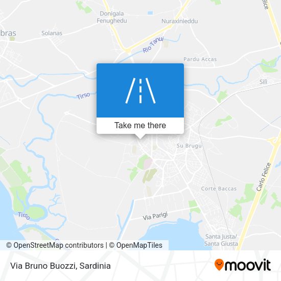 Via Bruno Buozzi map