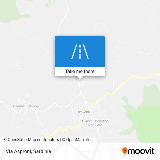 Via Asproni map