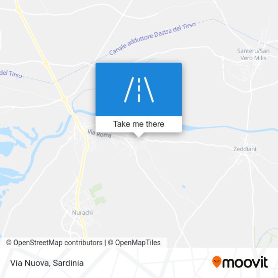 Via Nuova map