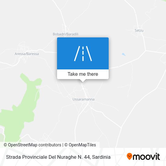 Strada Provinciale Del Nuraghe N. 44 map