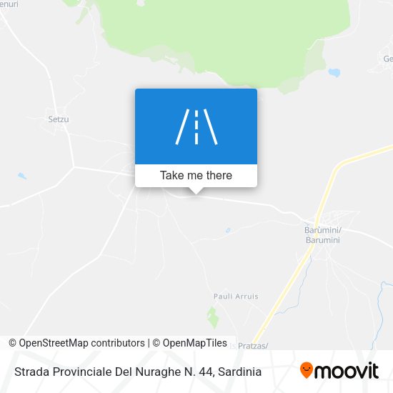 Strada Provinciale Del Nuraghe N. 44 map