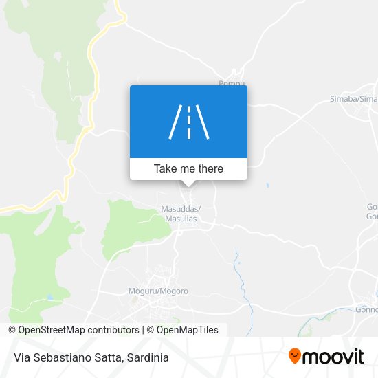 Via Sebastiano Satta map