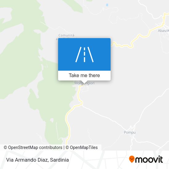 Via Armando Diaz map