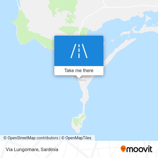 Via Lungomare map