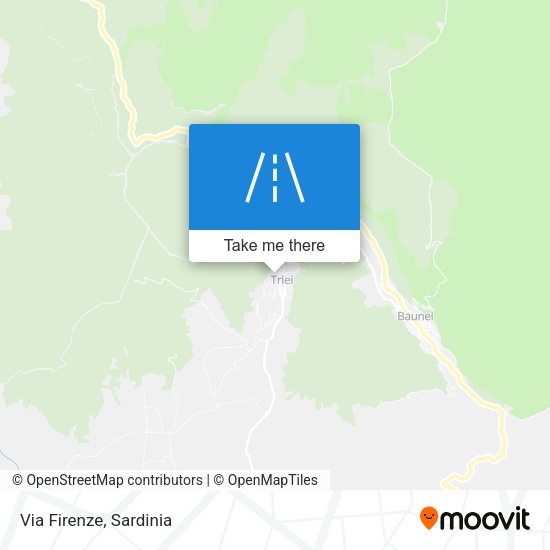 Via Firenze map