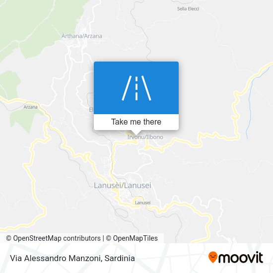 Via Alessandro Manzoni map