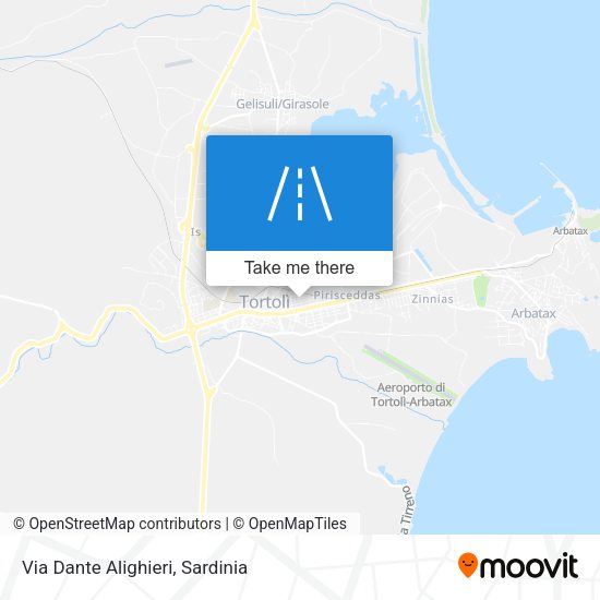 Via Dante Alighieri map