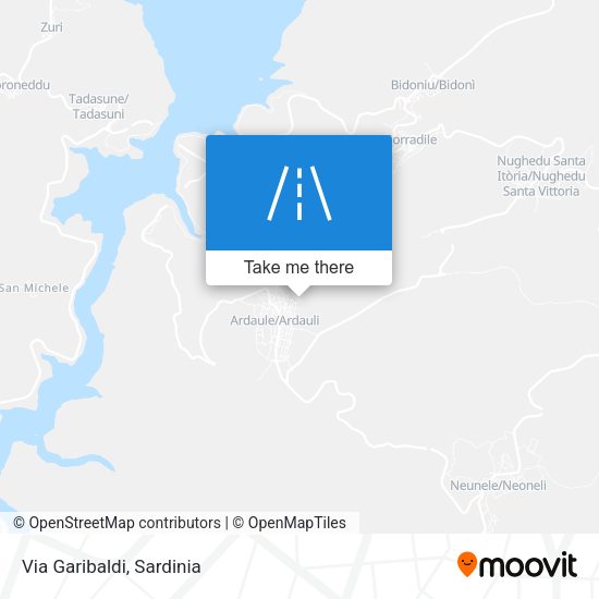 Via Garibaldi map