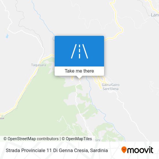 Strada Provinciale 11 Di Genna Cresia map