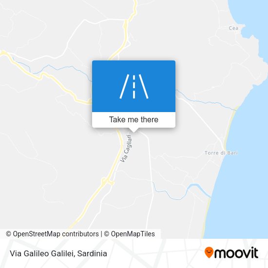 Via Galileo Galilei map