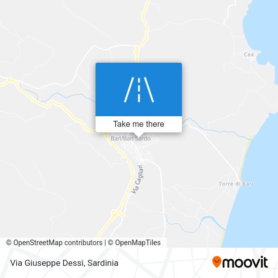 Via Giuseppe Dessì map
