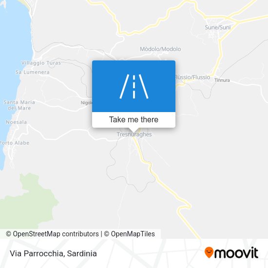 Via Parrocchia map