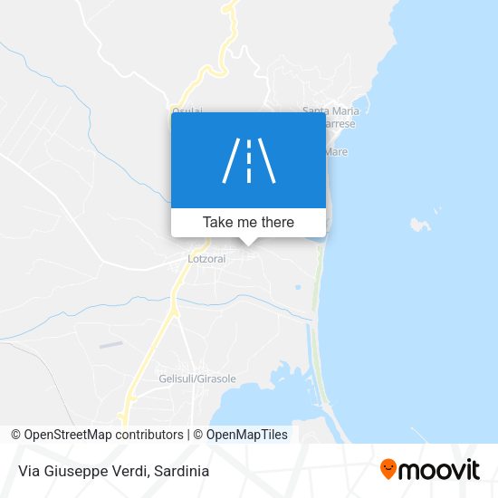 Via Giuseppe Verdi map