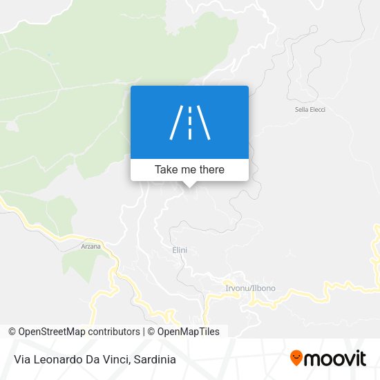 Via Leonardo Da Vinci map