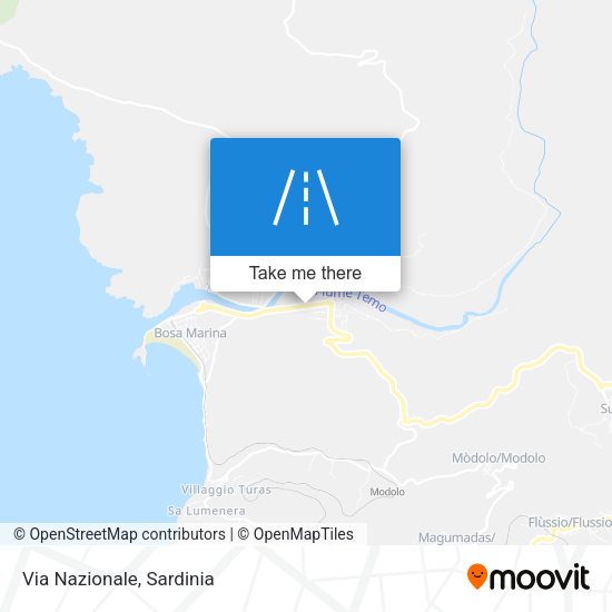 Via Nazionale map