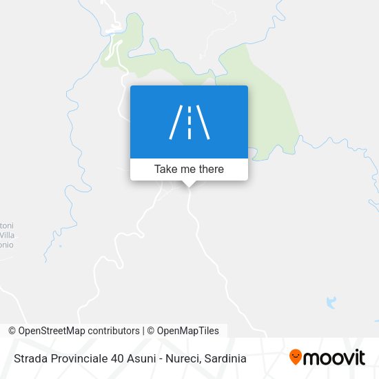 Strada Provinciale 40 Asuni - Nureci map
