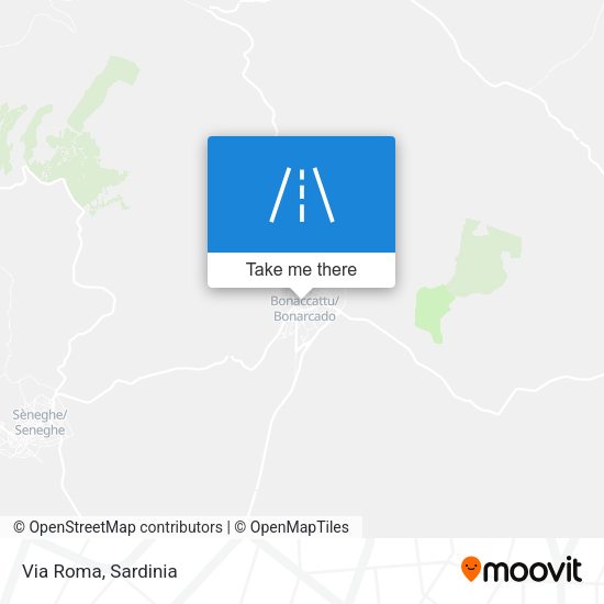 Via Roma map