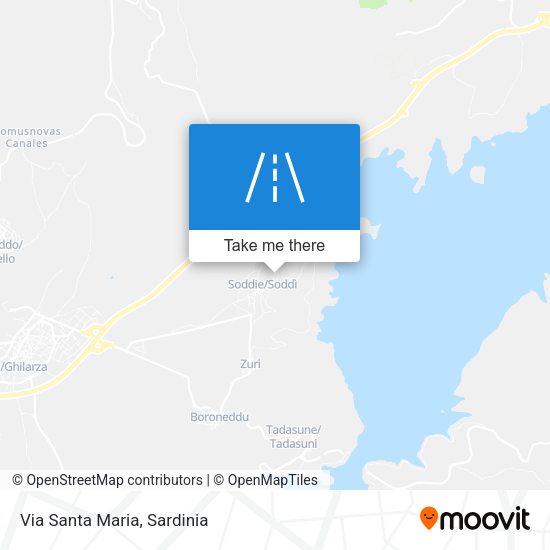 Via Santa Maria map