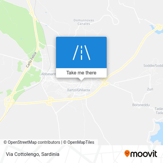 Via Cottolengo map
