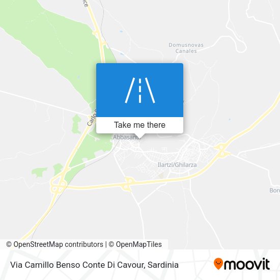 Via Camillo Benso Conte Di Cavour map