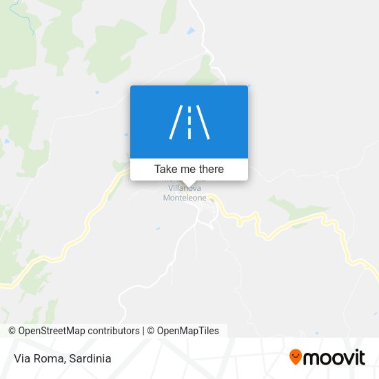 Via Roma map