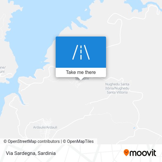 Via Sardegna map