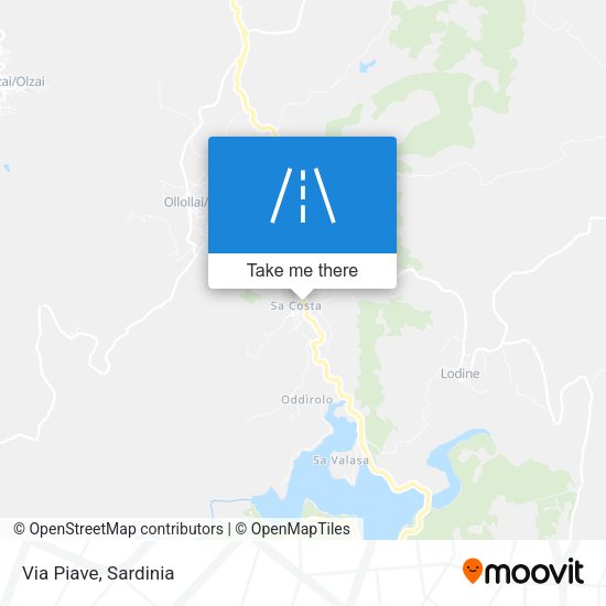 Via Piave map