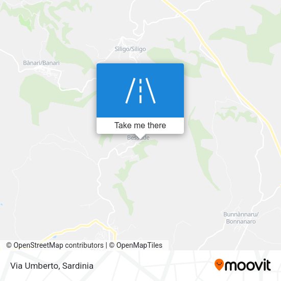 Via Umberto map
