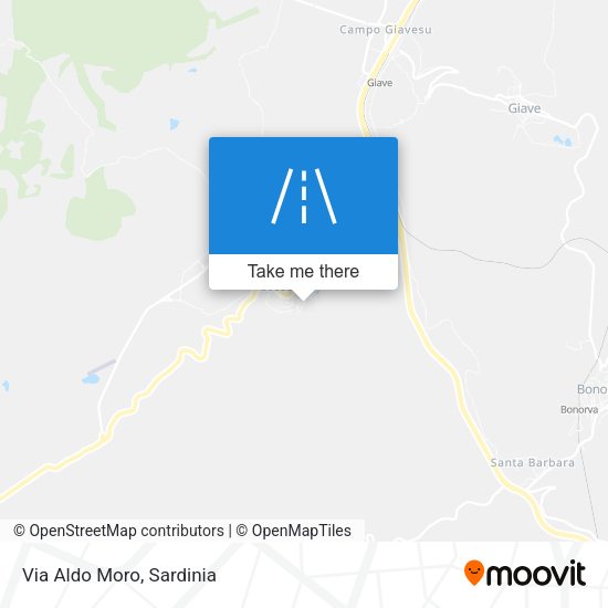 Via Aldo Moro map