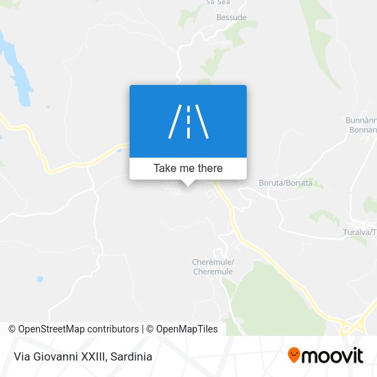 Via Giovanni XXIII map