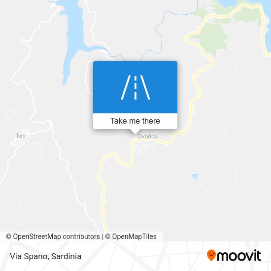 Via Spano map