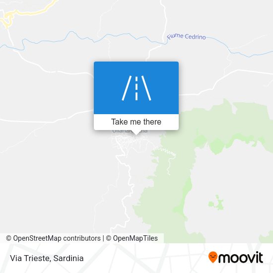 Via Trieste map