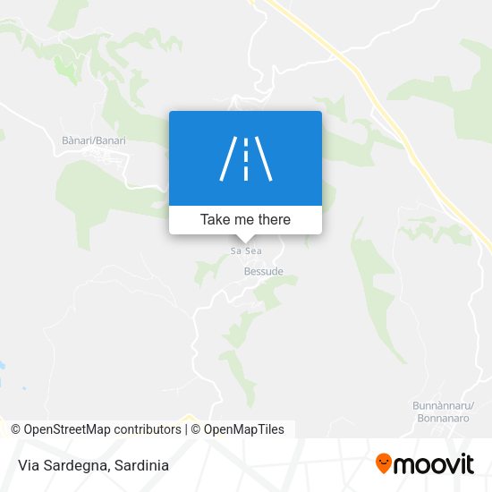 Via Sardegna map