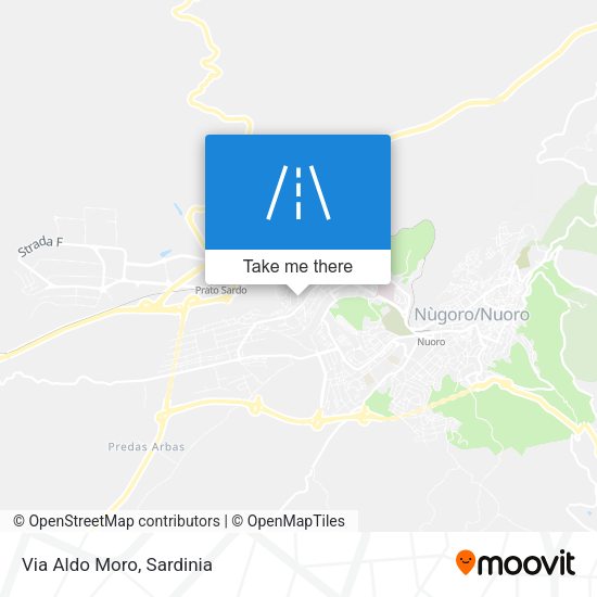 Via Aldo Moro map