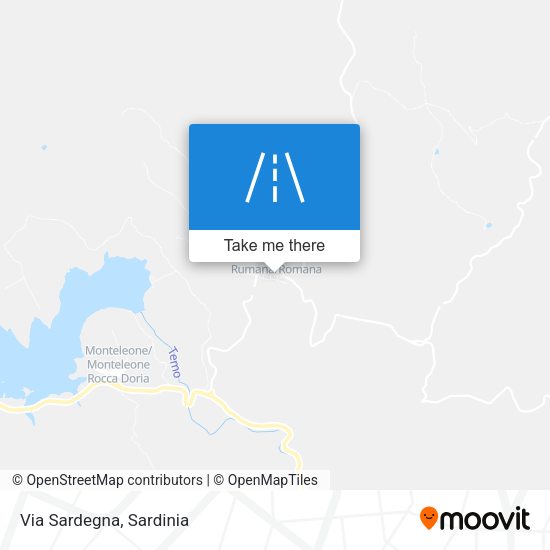 Via Sardegna map