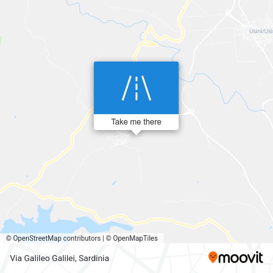 Via Galileo Galilei map