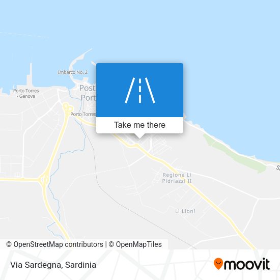 Via Sardegna map