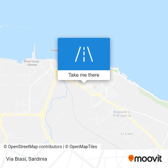 Via Biasi map