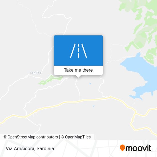 Via Amsicora map