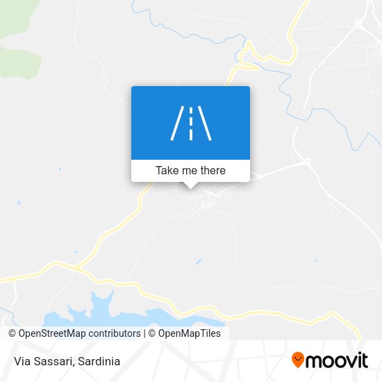 Via Sassari map