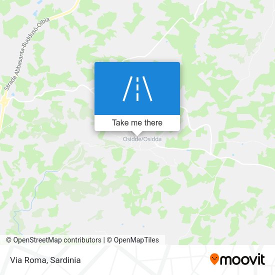 Via Roma map