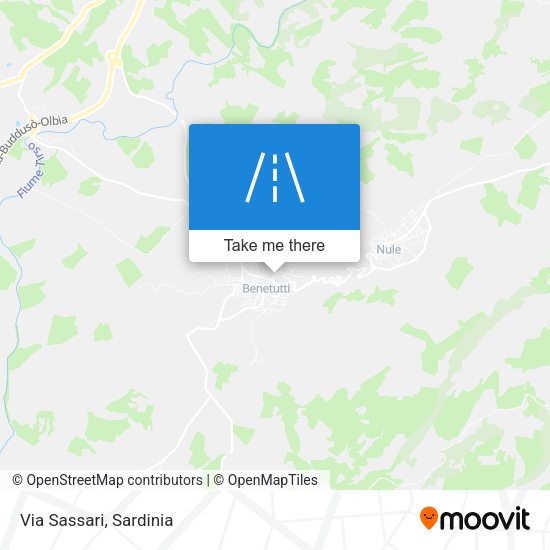 Via Sassari map