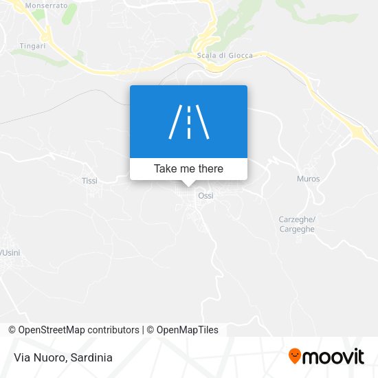 Via Nuoro map