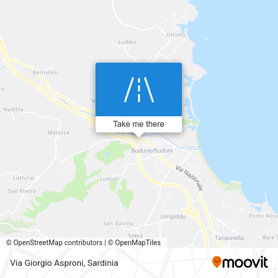 Via Giorgio Asproni map