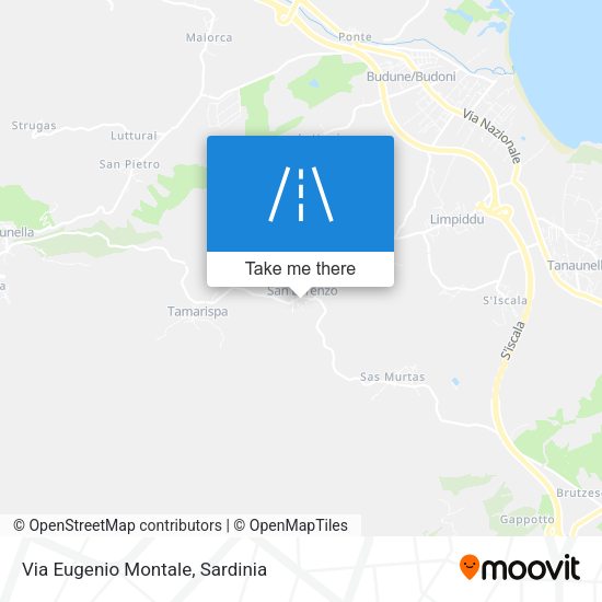 Via Eugenio Montale map