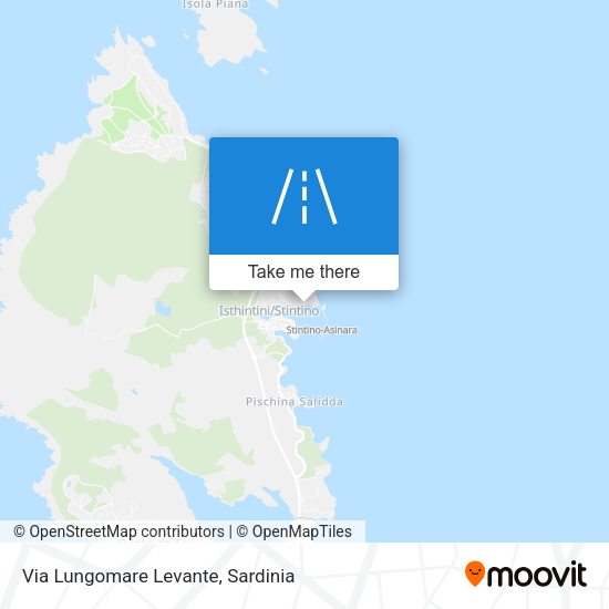 Via Lungomare Levante map
