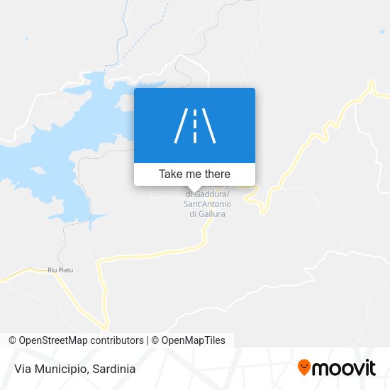 Via Municipio map