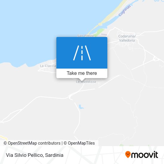 Via Silvio Pellico map