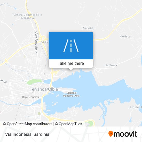 Via Indonesia map