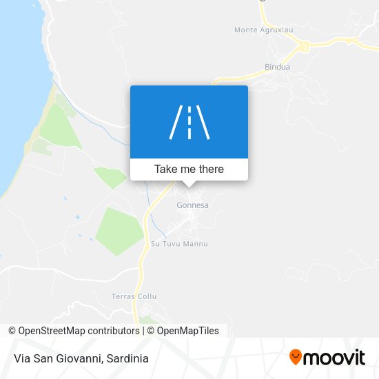 Via San Giovanni map